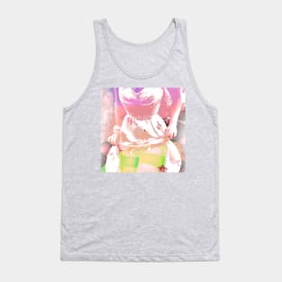 Young woman. Vintage Tank Top